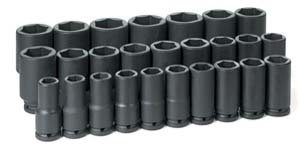 Grey Pneumatic 8026MD Socket Set Individual Sockets Grey Pneumatic 8026MD
