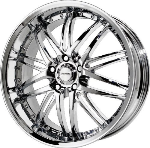 Verde Custom Wheels Kaos Chrome Wheel (20x8.5/5x115 mm) Car Verde Custom Wheels V55-289038C