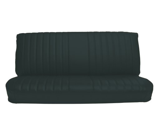 Acme U1001L-AC842 Front Charcoal Leather Bench Seat Upholstery with Pleated Inserts Accessories Acme Auto Headlining Co U1001L-AC842