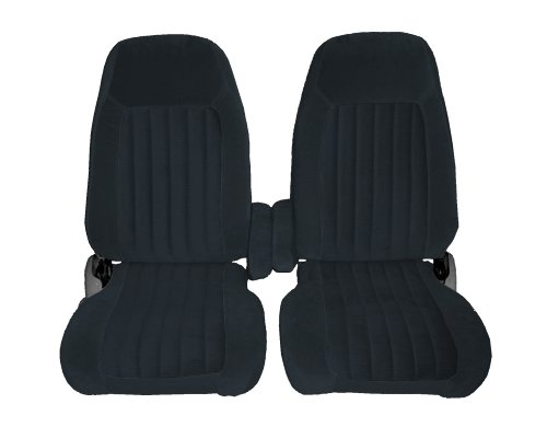 Acme U117-2295 Front Black Vinyl Bucket Seat Upholstery Accessories Acme Auto Headlining Co U117-2295