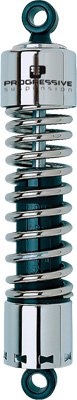 Progressive Suspension 412 Series Cruiser Heavy Duty Dual Shocks - Honda GL1500C/CD 1997-2003/ VTX1800C 2002-2008 / VTX1800F 2005-2008 / VTX1800R/VTX1800S 2002-2006 / Kawasaki VN1500A 1996-1999 / VN1500E 1996-2006 / VN1500G 1999-2001 / VN1500J/R 199 Body & Frame Parts Progressive Suspension 412-4219C