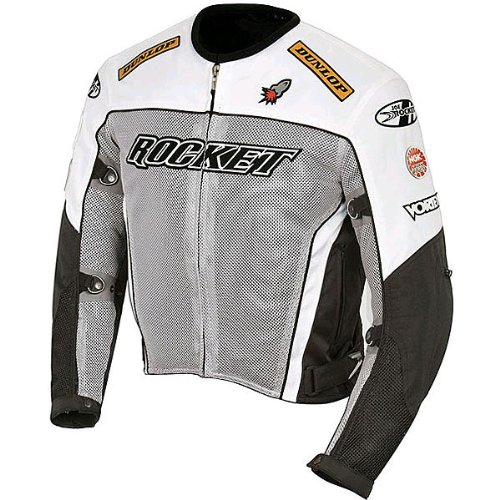 Joe Rocket UFO 2.0 Men's Textile On-Road Motorcycle Jacket - Grey/Black/White / Large Jackets & Vests Joe Rocket 9051-1704-SU-AMA