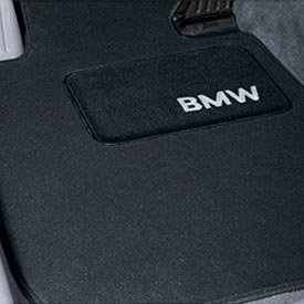 BMW Carpeted Floor Mats- (2007-2012 328i & 335i Convertibles) BLK Custom Fit BMW 82112293537