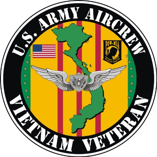 United States Army Aircrew Vietnam Veteran Decal Sticker 5.5 Decals Army Decals