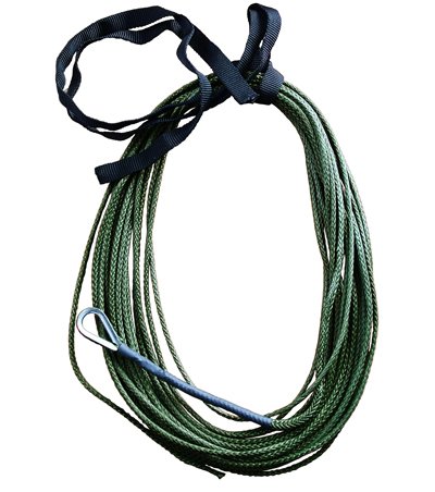 Cables Custom Splice 3/16 50 foot ATV WARN OD Green