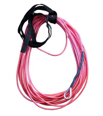 Cables Custom Splice 3/16 50 foot ATV red WARN Cable Ramsey