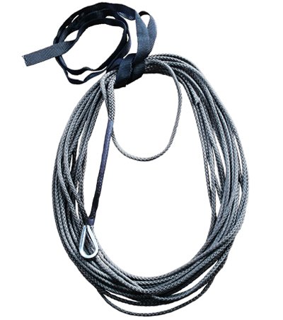 Cables Custom Splice 3/16 10 foot Charcoal Winch Snow