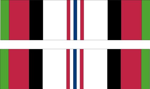 United States Army Afghanistan Campaign Ribbon Decal Sticker 5.5 Bumper Stickers, Decals & Magnets Army Decals