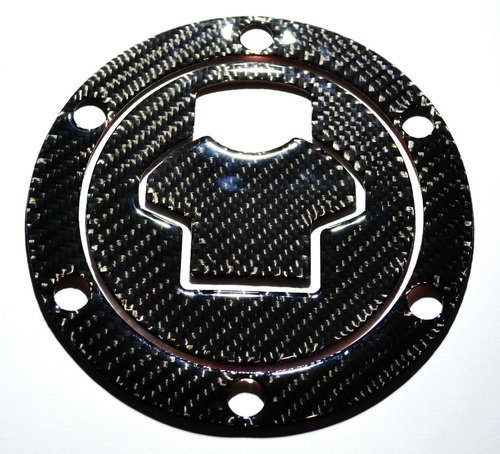 Real Carbon Fiber Fuel Tank Cap Filler Cover Pad fits BMW R1200RR R1200GS S1000RR pre-2008 (Please verify with your cap!!!) Oil Filler Caps  BMW-C2