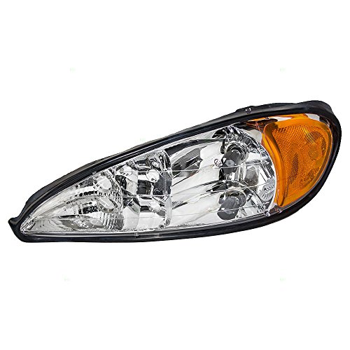 Drivers Headlight Headlamp Replacement for Pontiac 22672207 Headlight Assemblies AUTOANDART 1221-0071L