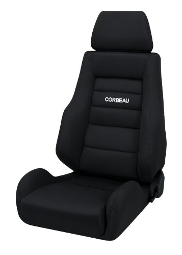 Corbeau GTS II Black Cloth Part # 20301 (x2) Racing Seats Corbeau 20301