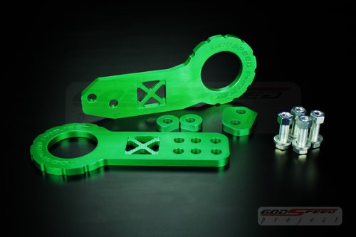 Tow Hooks Godspeed th-001green