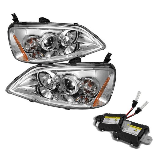 Headlight Assemblies Carpart4u CP4-PD-HC01-CCFL-C+6kH1-DC
