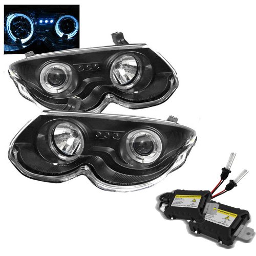 Headlight Assemblies Carpart4u CP4-PD-CHR300M99-HL-BK+6kH1-DC