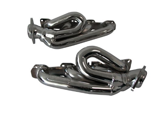 BBK (4014) 1-5/8 Chrome Shorty Tuned-Length Exhaust Header for Dodge Truck Headers BBK Performance 4014