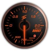 STRI DSD Series 52mm Black Dial Amber LED Boost Gauge Specialty Stri Motorsport Electronics CS5201A