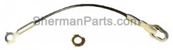 Sherman HDL576A-504L Rear Gate Check Cable 1993-2004 Ford Ranger Tailgate Cables Sherman HDL576A-504L