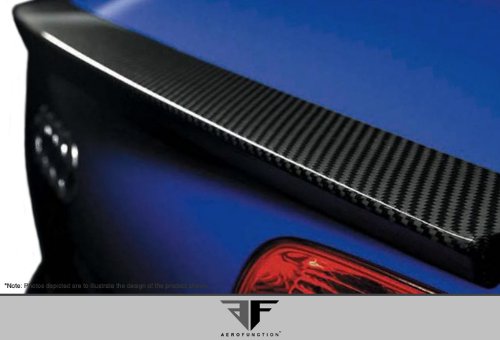 2006-2008 Audi A4 B7 4DR AF-1 Trunk Spoiler (CFP) - 1 Piece Body Aero Function 107361