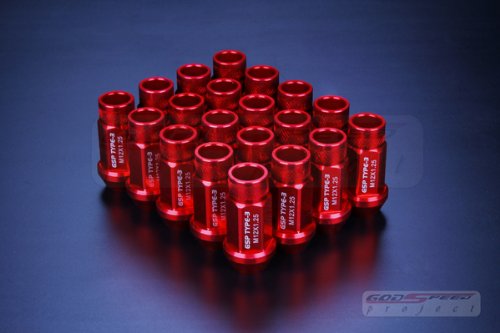 Lug Nuts Rev9Power GSPLN-T3-125RED