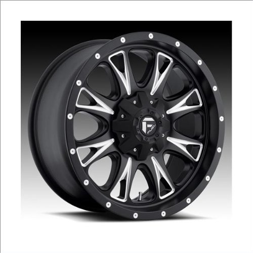 Fuel D513 THROTTLE MATTE BLACK WMACHINE 20x9 Matte Black w/Machine - 20 offset Car Fuel D51320901757