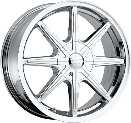 Vision Kryptonite 16 Chrome Wheel / Rim 4x100 & 4x4.25 with a 38mm Offset and a 74.1 Hub Bore. Partnumber 378-6701C38 Car Vision 378-6701C38