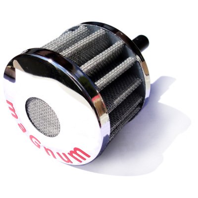 MAGNUM WASHABLE Crankcase Vent Filter Breather Dodge Ram SRT-10 8.3L V10 to up to 9/16 Inch ID Hose Ram Air Kit Magnum Tuning CRANKFS-2604