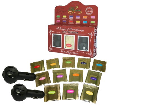 Air Fresheners myChoice Aromatherapy Natural-Car-Air-Freshener-12-Aromatherapy-Blends-Essential-Oils-2-Diffusers-000000451287