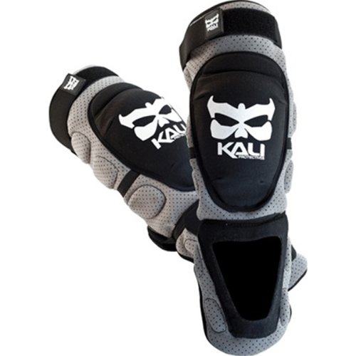 Kali Aazis Plus 130 Soft Adult Knee/Shin Guard MotoX Motorcycle Body Armor - Black / Large Chest Protectors Kali Protectives 17990107-AMA