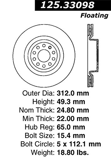 Rotors Centric 125.33098