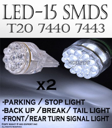 Turn Signal Bulbs  T20-15LED-W