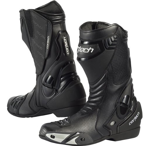 Cortech Latigo Air Men's Street Bike Motorcycle Boots - Black/Black / Size 10 Boots Cortech 8591-0105-44-HH-AMA