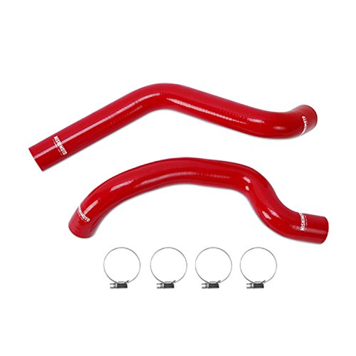 Mishimoto MMHOSE-WR6-07RD Red Silicone Hose Kit for Jeep Wrangler 6 Cylinder Radiator Mishimoto MMHOSE-WR6-07RD