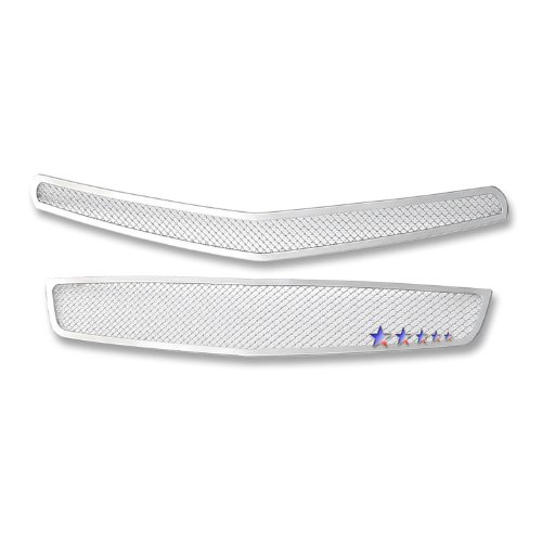 Chevrolet Equinox 2010 2011 2012 Chrome Mesh Grille - Upper Insert Grille Inserts APS APSA-2209-C76738T