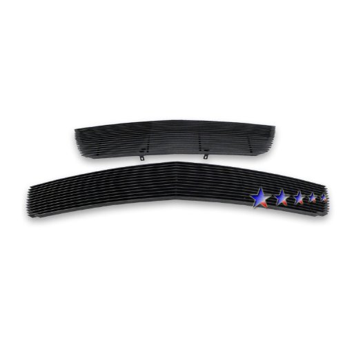 Chevrolet Malibu LS 2006 2007 Black Aluminum Grille - Lower Insert Grille Inserts APS APSA-1715-C86628H