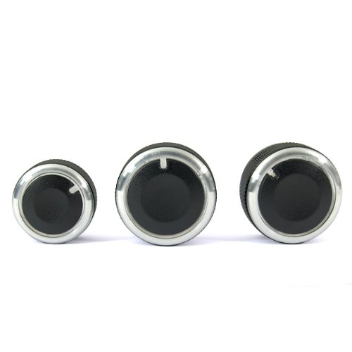 Black and Chrome Silvery Car SUV Truck Sedan Coupe Hatchback Front Interior Air Conditioning Air-Condition Control Panel Switch Switches Controler Covers Kit Decoration For 2005-2009 VW Golf MK5 2005-2010 Jetta MK5 2005-2010 Passat B6 Skoda Octavia Auto Temp Control Sensor PH SC010022