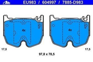 Brake Pads ATE EU983