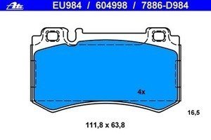 Brake Pads ATE EU984