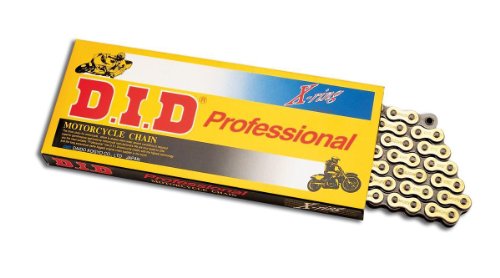D.I.D 525 Pro-Street VX Series X-Ring Chain 110 Links Natural Steel Black 525VXX110ZB Chains DID 525VXX110ZB