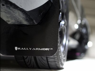 Mud Flaps & Splash Guards Rally Armor MF22-UR-BLK/WH