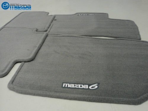 MAZDA 6 2003-2009 NEW OEM FLOOR GRAY CARPET FLOOR MATS 0000-8B-H35A-A4 Custom Fit Mazda 0000-8B-H35A-A4