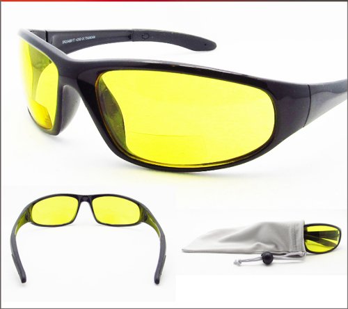 Goggles Bikershades.com Puma bifocal yellow 2.00