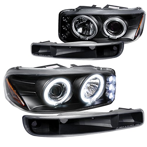 Headlight Assemblies Spec-D Tuning 2LBLHP-GMC99JM-TM