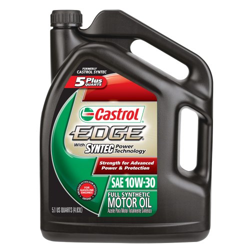 Castrol 03568 EDGE 10W-30 Synthetic Motor Oil with SYNTEC Power Technology - 5.1 Quart Jug Motor Oils Castrol 03568