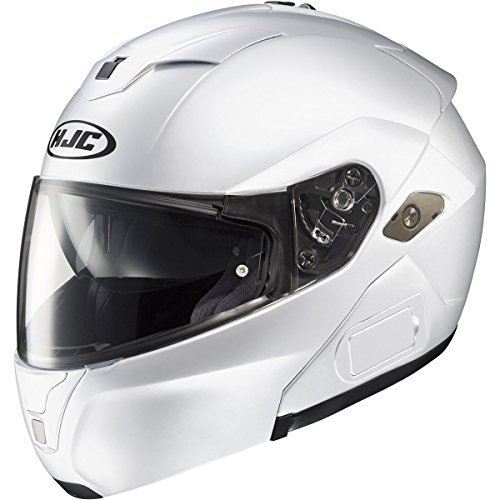 HJC Solid Men's Sy-Max III Street Racing Motorcycle Helmet - White / Medium Helmets HJC Helmets 0842-0309-05-HH-FBA