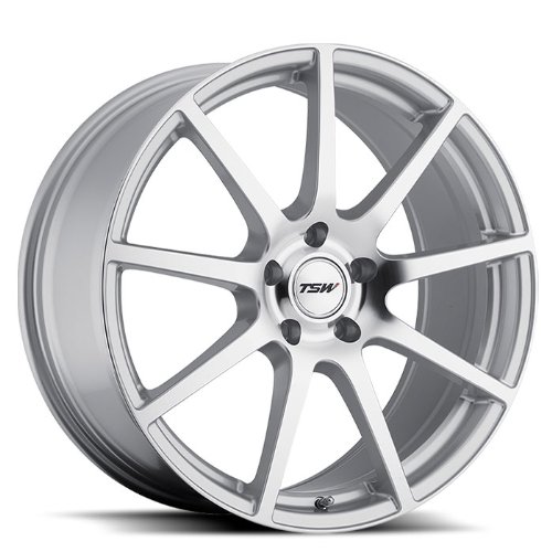 TSW Interlagos 22x10 (5 x 112mm) ET41 SILVER W/MIRROR CUT FACE Car TSW 2210INT415112S66