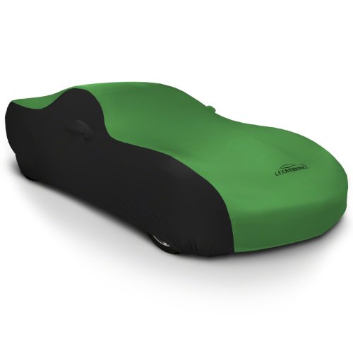 Coverking Custom Car Cover for Select Oldsmobile 98 Models - Satin Stretch (Synergy Green with Black Sides) Custom Fit Coverking CVC4SS286OL2018