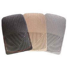 WeatherTech W52GR-W20GR Floor Mat, Rubber, Front/Rear Custom Fit WeatherTech W52GR-W20GR