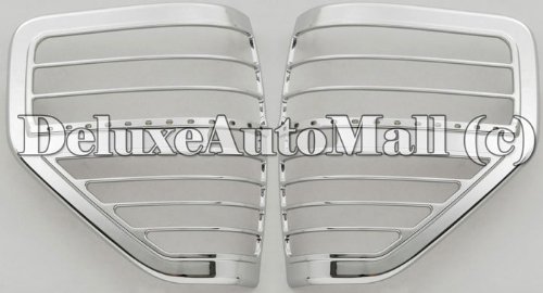 2009 2010 2011 2012 2013 2014 Ford F150 / F-150 / F 150 Chrome Full Tail Light Trims (2 pcs: Right & Left) Tail Lights DeluxeAuto TLB-137
