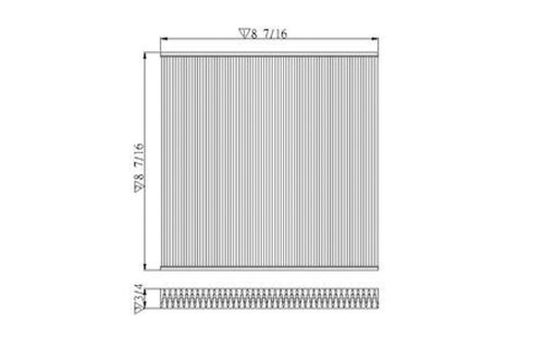 Passenger Compartment Air Filters Top Deal CAF-LXES02-C-TPD