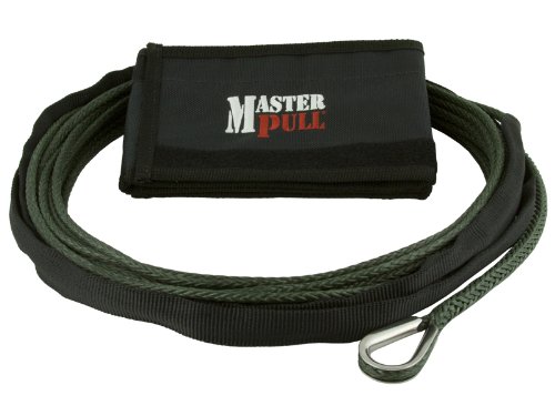 Amsteel Blue Green 1/4 x 50' ATV/UTV Synthetic Winch Line Securing Straps Amsteel Blue AG014050